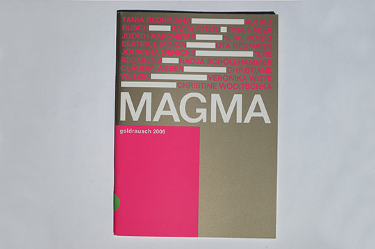 Goldrausch 2006 – Katalog MAGMA – Goldrausch 2006