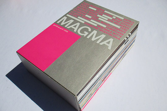 Magma – Goldrausch 2006, Katalog zur Ausstellung, Schuber